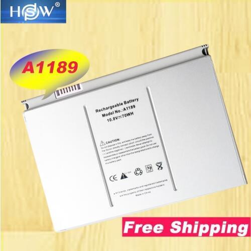 HSW 10.8V 70Wh Laptop Battery A1189 MA458 For Apple MacBook Pro 17" A1151 MA092