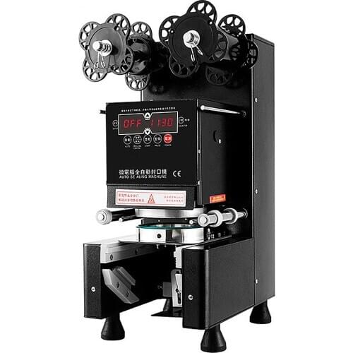 Automatic Milk Tea Sealing Machine Equipment Commercial Juice Sealer beverage Plastic Cup Sealing Machine