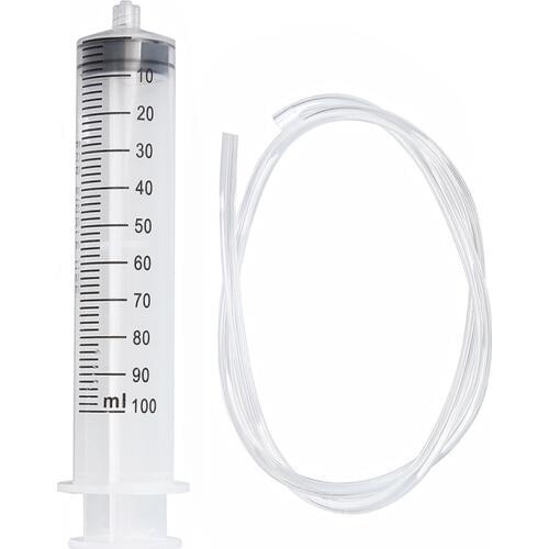 1Pc Epoxy Large Syringe Hypodermic Feeding Syringe 100ml & 90cm Tube For Feeding Ink Cartridge DIY Dosing Of Inks