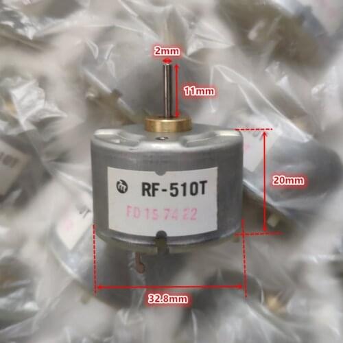 Brand new 32.8mm RF-510 micro DC motor 3V-24V 510 motor revolving light/blender motor