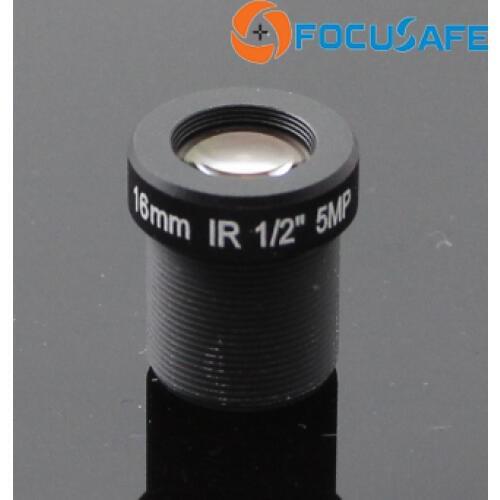 Focusafe CCTV Board Lens 16mm with 1/2" Megapixel HD M12 Board Lens 22.4 degree for 5 Megapixel IP Camera