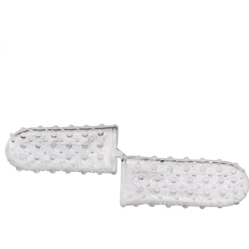IKOKY Vaginal Massager Clitoris Stimulation Finger Penis Sleeve Silicone Sleeve Dildo Adult Sex Toys Masturbation