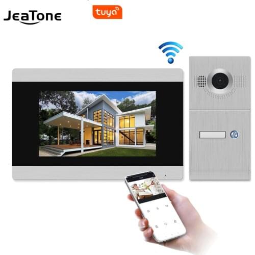 7 inch Touch Screen WIFI IP Smart Video DoorPhone Intercom System with doorbell support iOS/Android Tuya smart APP Remote Unlock