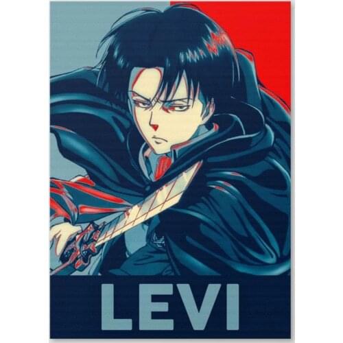 Canvas Print Picture Levi Ackerman Handsome Man Gift Wall Art Paintings Home Decoration Module Poster For Living Room No Frame