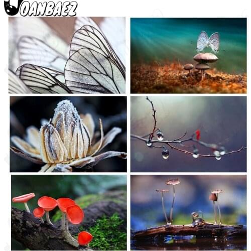 Forest Plant Mushroom Diamond Painting 5Ddiy Dettol Wall Art Mosaic Diamond Embroidery Room Decoration Gift