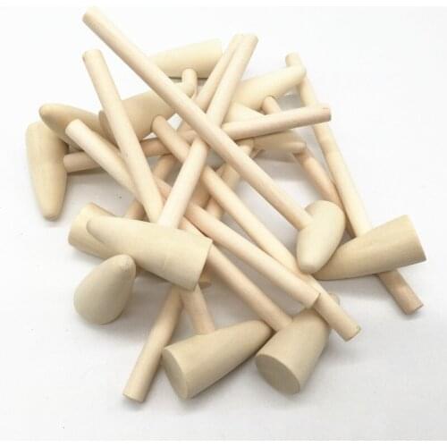 Mini Wooden Hammer Wood Mallets For Seafood Lobster Crab Shell Leather Crafts Jewelry Crafts Dollhouse Playing #8701
