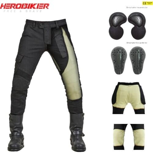 Motorcycle Jeans Jeans Trousers Motorcycle Pants Men Motocross Riding Moto Pants Pantalon Protection Motorbike