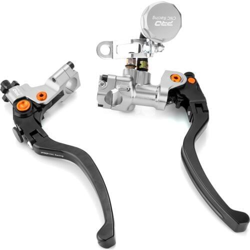 JAER Motorcycle 7/8" Brake Clutch Master Cylinder Hydraulic Pump Lever For Yamaha Suzuki Honda KTM 22mm Handle 400 to 1000 c.c