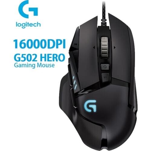 Logitech g502 Hero mouse master gaming computer ergonomic Full line upgrade Hero engine 16000DPI RGB glare