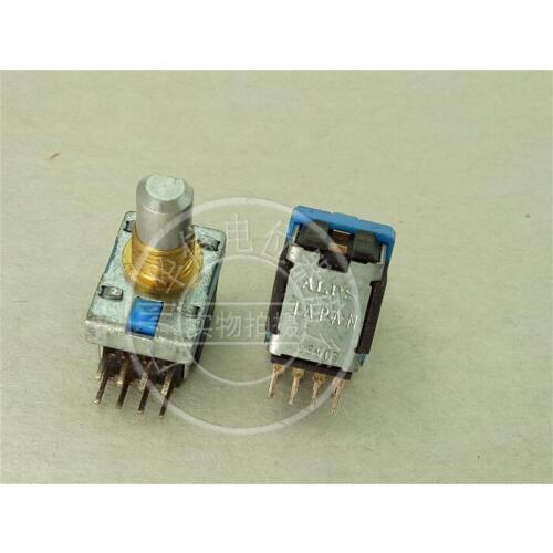 Original new 100% band switch 8pin 2 knife 3gear handle length 12MMF blue and black