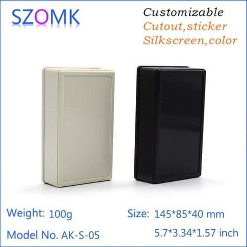 1 piece, 145*85*40mm hot sales szomk high quality abs plastic enclosure project case plastic screw covers distribution box