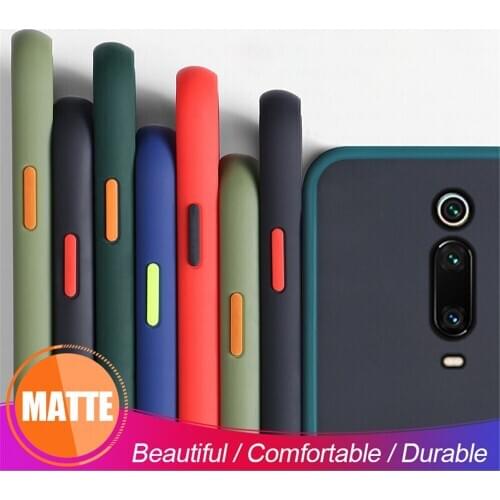 Shockproof Armor Matte Phone Case for Xiaomi Mi 9t Pro 9 T TPU Case On Xiomi Mi9t For Xiaomi9T Pro Realme Skin Feel Cover Shell