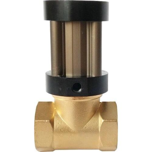 Q22HD-50 2" 2/2 way pneumatic water valve brass valve body, fluid shut off valve