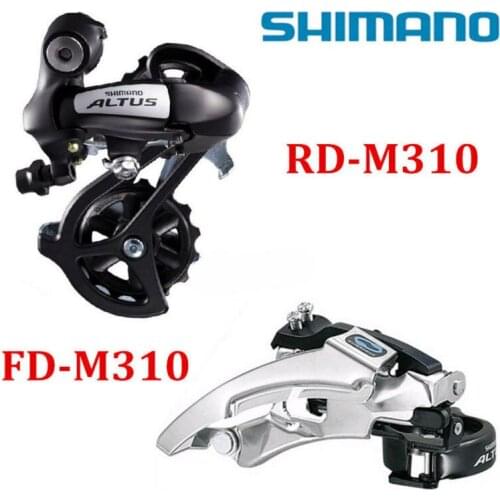 SHIMANO Altus 7/8 Speed M310 FD-M310 & RD-M310 Mountain Bicycle Bike Riding Cycling MTB Front Derailleur & Rear Derailleur