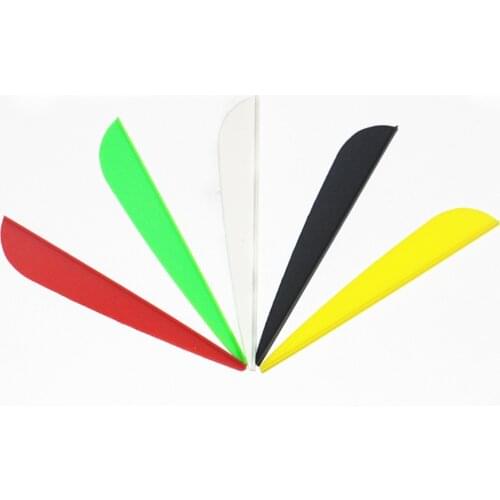 Recurve/Compound Bow 3" Arrow Vane Arrow Feather Drop Shape 10pieces/lot for Fiberglass Arrow Carbon Arrows