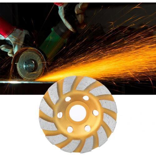 Angle Grinder 4" 100mm Diamond Grinding Wheel Bowl Shape Grinding Disc Stone Concrete Granite Tool