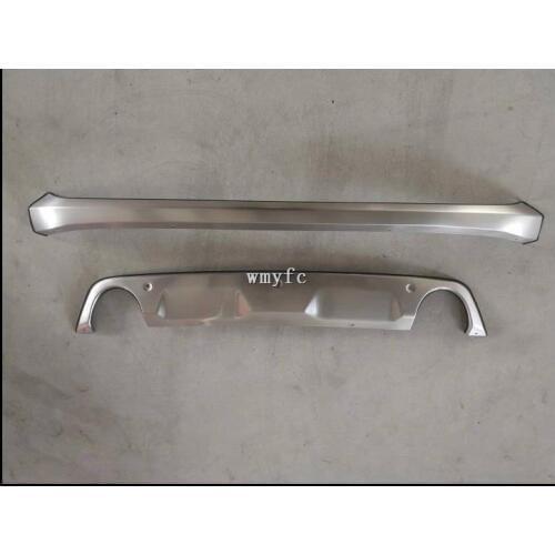 304 Stainless steel front and rear Bumper Protector Skid Plate cover fit for Mazda CX-3 cx3 2017--2019 Car styling