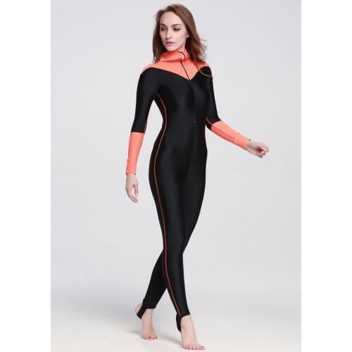 Womens Lycra Dive Skin Nylon/Lycra Spandex Dive Suit Scuba Snorkel Snorkeling Sun Protection Sun Guard Swim Swimmer Swimming
