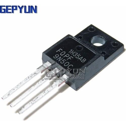 10PCS FQPF9N50C 9N50C TO-220 9N50 TO220 MOS FET transistor Gepyun