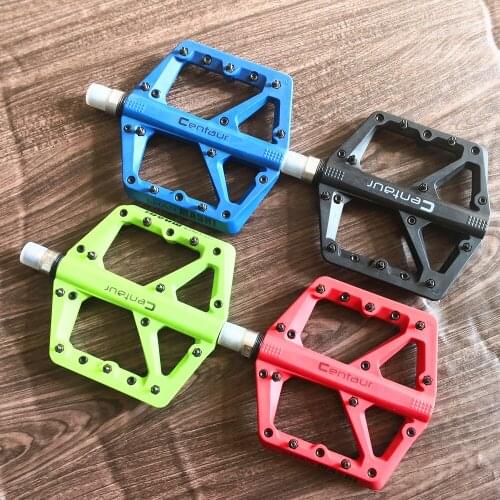 2021 New Ultralight Seal Bearings Bicycle Bike Pedals Cycling Nylon Road bmx Mtb Pedals Flat Platform Bicycle Parts Accessories