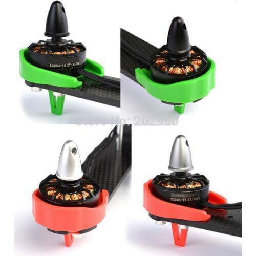 4pcs/lot ZMR250 QAV250 Black Red Green Motor Plastic Cover Protection For Multicopter Quadcopter 2204 2206 2208 22 Series Motors