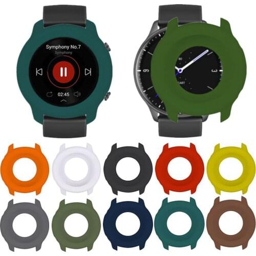 Silicone Watch Case For Amazfit GTR 2 GTR 2e Smartwatch Protective Shell Bumper Cover Replacement For Amazfit GTR2 Cases