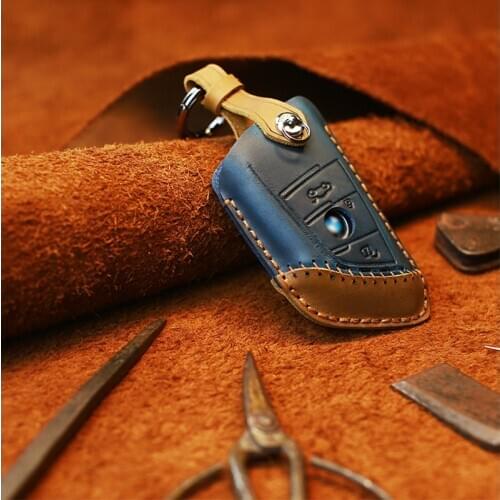 Car Key Case Suitable for BMW 5 Series 7 Series 1 sSeries 3 Blade x1x3x4x5x6525 Three Series 320li Bag Buckle Shell Cover