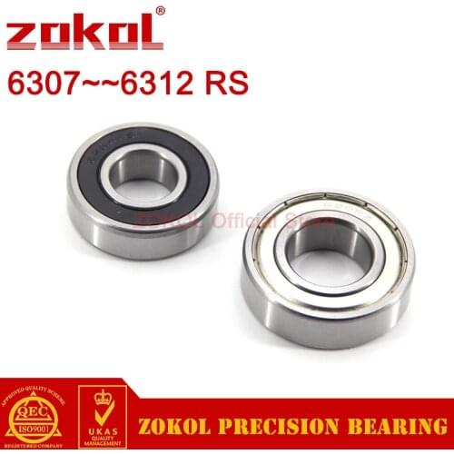 ZOKOL 6301 ZZ RS bearing 6301 2RS 6301ZZ Z1 6301-2RS Deep Groove ball bearing 12*37*12mm