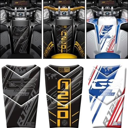 For BMW R1250GS Adventure Triple Black 2019 2020 2021 3D Resin Motorcycle Gas Tank Pad Protection Decals