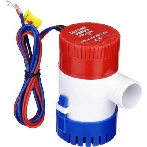 12V 1100GPH Electric Marine Submersible Bilge Sump Water Pump For Boat Yacht Rustproof High-impact Motor Water Circulation Pump