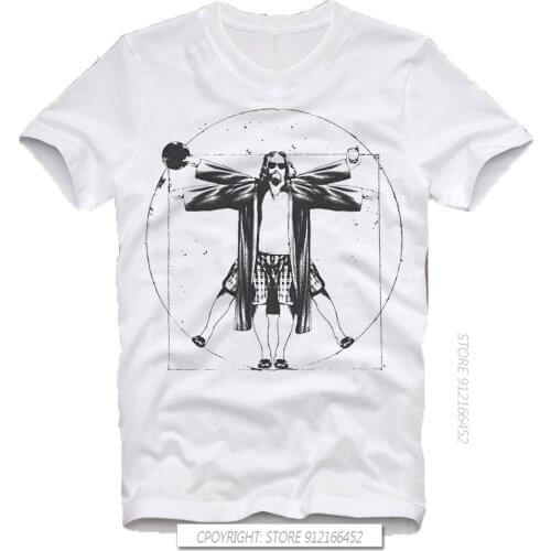 T Shirt The Big Lebowski The Dude Cult Movie Kultfilm Coen Brothers Da Vinci Man Summer Cotton T-Shirts Streetwear
