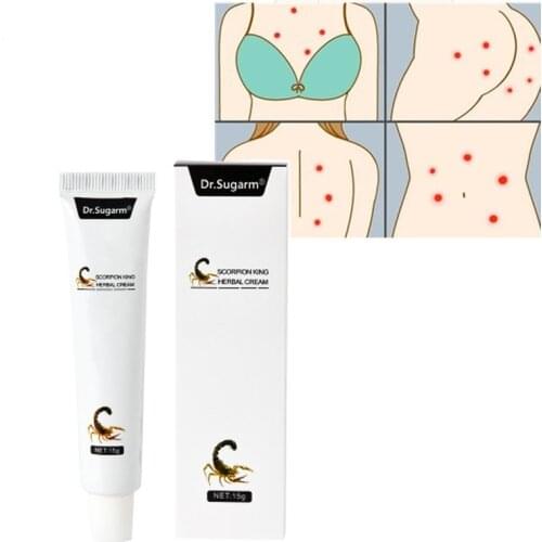 15g Eczema Psoriasis Cream for Intimate Pruritus Dermatitis, Jock Itch,Mosquito bites, Anti-itch Herbal Antibacterial Body Cream