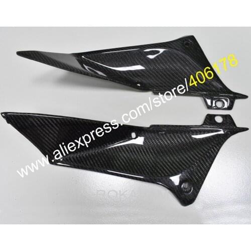 Hot Sales,Carbon Fiber Head Intake Tube Duct Cover For Yamaha YZF1000 R1 2002 2003 YZF-R1 02 03 Aftermarket Motorcycle Parts