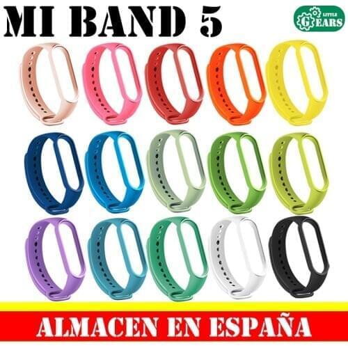 Xiaomi strap Mi Band 5 Bracelet silicone replacement smart watch accessory sport Bracelet waterproof and adjustable