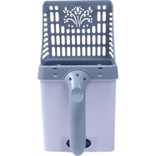 Detachable Cat Litter Scoop Cat Litter Shovel Kitten Scooper With Bucket Practical Plastic Cat Sand Dog Poop Cleaning Supplies