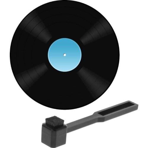Stylus Brush Vinyl Record Player Turntable Phono Cartridge Anti-static Dustproof Needle Carbon Fiber Brushes Cleaner Tool