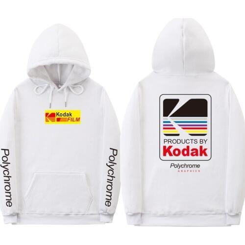 Streetwear Hip Hop Winter fleece Hoody Harajuku pilot street printing kodak Jackets Men Women Sweatshirts brand Clothing Hoodies