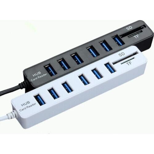 USB HUB 3.0 Multi USB 3.0 HUB Splitter Port 3/6 Multiple USB Hab SD Card Reader High Speed Usb Combo for Computer Laptop