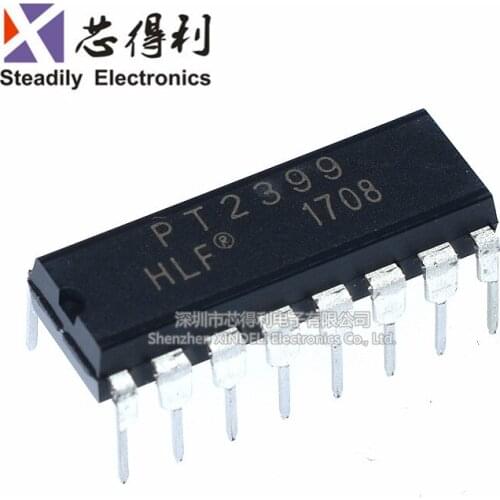 10pcs/lot Cd2399 = Pt2399 New Audio Digital Reverberation Circuit Dip-16