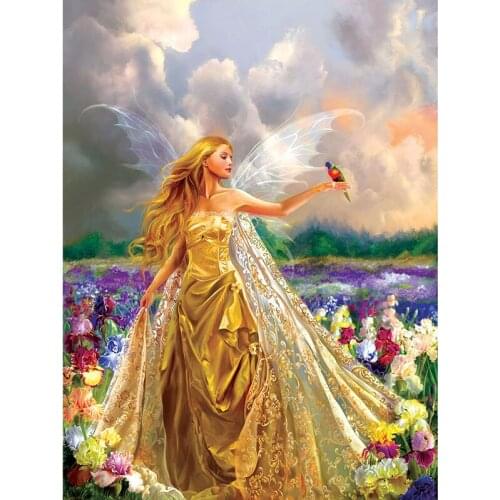 3d Diamond Mosaic Home Decor Diamond Embroidery diy diamond Painting Cross Stitch kit picture Flower Fairy