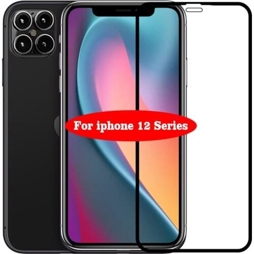 3D Full Glue Tempered Glass For iPhone 12 Mini Full Cover 9H film Explosion-proof Screen Protector For iPhone 12 Pro Max