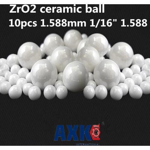 Free Shipping 10pcs 1.588mm 1/16" 1.588 Zro2 Ceramic Balls Zirconia Balls Used In Bearing/pump/linear Slider/valvs Balls G5