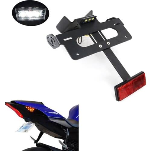 License Plate Holder Fit For YAMAHA YZF R1 2015-2021 YZF-R1 R1M 2016-2021 R1S 2016-2018 Rear Tail Tidy Fender Eliminator Kits