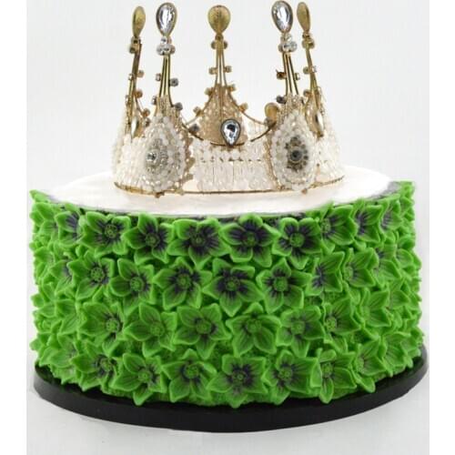 DIY Silicone Flowers texture fondant Cake Decoration silicone molds flower pattern for decorating birthday wedding cake