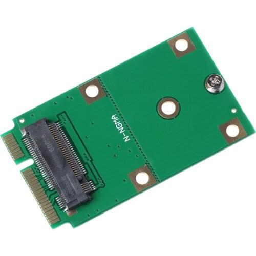 M.2 SSD to mSATA SSD Adapter Card SSD Converter Support 2230 2242 SSD 32CB