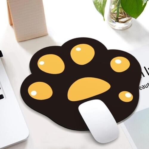Cute Cartoon Cat Claw Anti-Slip Mouse Pad Base Mat Mousepad Computer Accessory Cartoon Cat Claw Anti-Slip Washable Mouse Pad