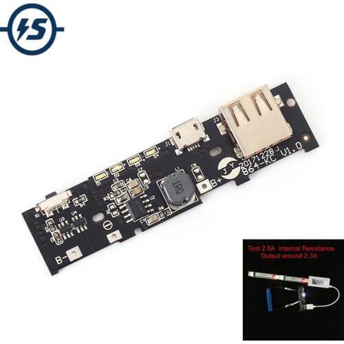 5V 2.1A Power Bank Charger Module Power Bank Circuit Board PCB Step Up Boost Power Bank Module DIY 18650 Battery For Xiaomi