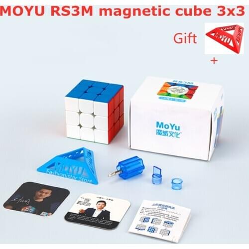 2020 Moyu Rs3 m Magnetic cube 3x3x3 Magic Cube MF3RS3M 3x3 Magico cubo 3x3 RS3M Magnetic Cube 3*3 Speed Puzzle Toys for Children