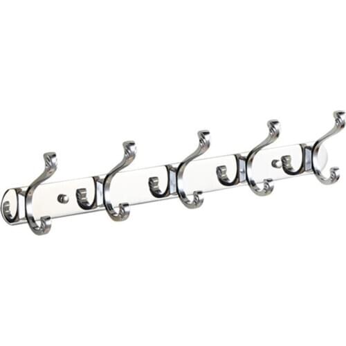 Wall Mounted Hooks Thicken Home Kitchen Wall Door Coats Clothes Towel Hat Row Hooks Hanger