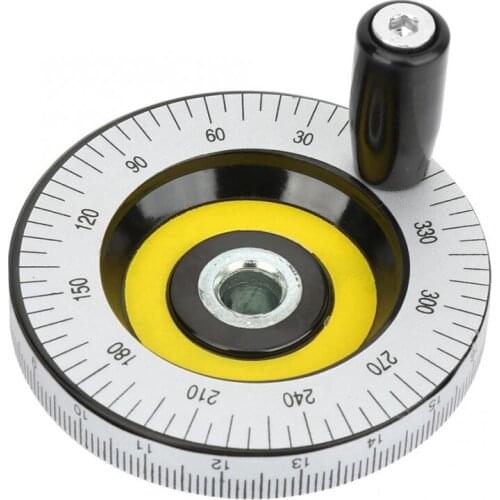 New 80mm Solid Hand Wheel Scale Hand Wheel Mechanical Parts Bakelite Machine Handle Calibrated Handwheel